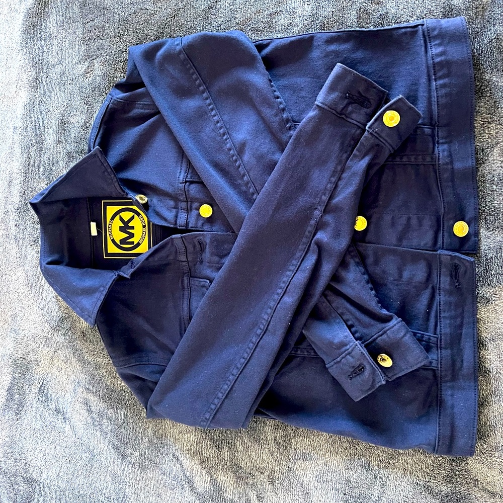 Michael Kors Navy Blue jean Jacket